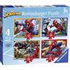 Ravensburger - Puzzle Spiderman, Collezione 4 in a Box, 4 puzzle da 12-16-20-24 Pezzi, Età Raccomandata 3+ Anni