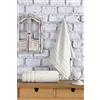 Questo Casa Set di asciugamani da bagno, 2 pezzi, 100% cotone 16/1 jacquard cardato 450 g / m2, 50 x 90 cm (1 pezzo), 70 x 140 cm (1 pezzo), naturale