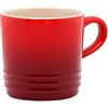 LE CREUSET Tazza Mug London in gres vetrificato, 350 ml, Rosso (Ciliegia), 70302350600002
