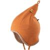 Pure Pure Cappello baby a punta in lana seta - col. caramel