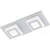 Eglo LED lampada da soffitto Masiano, illuminazione a 2 luci da soggiorno