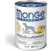 Monge Pollo Riso e Ananas Monoproteico 400 gr Umido per Cani