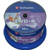 Verbatim Confezione DVD+R Verbatim 4.7GB 16X print 50Pcs [43512/50]