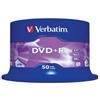 Verbatim Confezione DVD+R Verbatim 4.7GB 16X serigrafato 50Pcs [43550/50]
