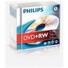 Philips Confezione DVD + RW Philips portagioielli 4,7GB 4x foil 5Pz [DW4S4J05F / 10]