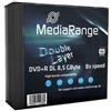 Mediarange Confezione DVD+R MediaRange 8.5GB 5pcs Pack Double Layer 8x Slim [MR465]