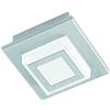 Eglo LED lampada da soffitto Masiano, illuminazione a 1 luce da soggiorno in alluminio e plastica, lampada da corridoio, illuminante bianco caldo
