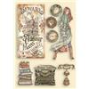 Wooden shape colorato Lady Vagabond Lifestyle Macchina da Scrivere