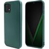 Moozy Lifestyle. Cover per Samsung A52s 5G e Samsung A52, Verde Scuro - Custodia in Silicone Premium con Finitura Opaca e Fodera Morbida in Microfibra, Phone Case Cover Leggero