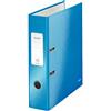 Leitz Registratore con meccanismo a leva 180° WOW A4 80mm, Blue Ghiaccio
