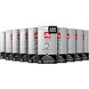 illy, Caffè in Capsule Compatibili in Alluminio FORTE, 100% Arabica con Intenso Aroma di Pan Tostato e un Retrogusto di Cioccolato Fondente, Gusto Deciso, 10 Confezioni da 10 (100 Capsule Totali)