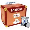 Caffè Borbone Borbone Respresso Miscela Blu 200 Capsule Compatibile Nespresso