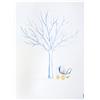 Mopec Pit & Pita Pellicola Albero di Impronte Passeggino Bambino, Cartone, Blu, 0.2 x 42 x 29,5 cm