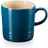 LE CREUSET Tazza Mug London in gres vetrificato, 350 ml, Deep Teal, 70302356420002