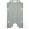 evohold Porta-badge grigio biodegradabili, verticali singolo lato. 100Pz
