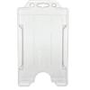 evohold Porta-badge trasparenti biodegradabili, verticali singolo lato. 100Pz