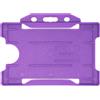 evohold Porta-badge Viola biodegradabili, orizzontali singolo lato. 100Pz