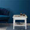 Tavolino quadrato Garda, shabby-chic