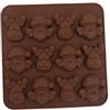 Stampo in silicone Babbo Natale e Renne