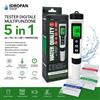 Tester Acqua Digitale 5 in 1 pH TDS EC ORP Temperatura