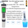 Tester e Kit Rapidi per analisi dell'acqua di TDS - PH - ORP EC Temperatura 3 in 1