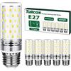 Tailcas Lampadine LED E27 12W 6 pezzi, 1000lm Mais Lampadina E27, Bianco Freddo 6000K, Equivalente 100W Lampada Alogena, Non Dimmerabile Nessun Sfarfallio Risparmio Energetico Lampade(Luce Fredda)