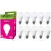 Superia Milano Superia Lampadina LED E27 Goccia, 19W (Equivalenti 130W) Luce Naturale 4000K RA80, Luminosa 1748 lumen, copertura opale A70, Attacco edison, Risparmio Energetico, Nessuno Sfarfallio SG27N Pacco da 10