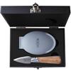 Laguiole Style de Vie Luxury Line Coltello per ostrica in legno di quercia, con porta ostriche