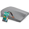 DYNMC you Cuscino Memory Foam per Sedili Auto e Altri Mezzi Sollievo di Schiena e Anche - Cuscino Lombare Auto Duro al Punto Giusto - Cuscino Cuneo Antiscivolo