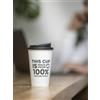 Americano Bicchiere termico con coperchio a scatto Americano 350 ml personalizzate o neutre