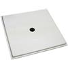 THERMOMAT - SANILINE PIATTO DOCCIA A FILO PAVIMENTO IN PMMA E ABS 800 X 800 MM. FORO CENTRALE D.90 480N