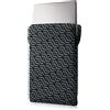 HP Custodia in neoprene reversibile per Notebook da 14 Geometric-Nero