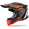 AIROH CASCO CROSS AIROH STRYCKER AXE ORANGE MATT - TAGLIA S