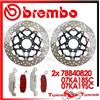 BREMBO Dischi Freno Anteriore BREMBO + Pastiglie SC per SUZUKI SV 650 S 1999 2000 00