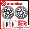 BREMBO Dischi Freno Anteriore BREMBO + Pastiglie SC per KAWASAKI Z 750 2004 2005 2006
