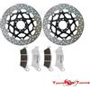 BREMBO Dischi Freno Anteriore BREMBO + Pastiglie LA PER DUCATI MONSTER 695 2006 2007