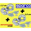 Sparco DISTANZIALI SPARCO 12 + 16mm LANCIA Y YPSILON MUSA LYBRA THEMA DEDRA DELTA