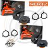 HERTZ EvoTuning Kit 4 Casse Hertz Dcx 130.3 Ant+Post per Renault Megane III dal 2008