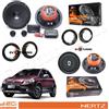Hertz Evotuning Kit 6 Casse Altoparlanti Hertz DSK 165.3+DCX Anteriori+Posterior per Fiat Sedici