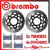 BREMBO Dischi Freno Anteriore BREMBO + Pastiglie RC per HONDA CBR 600 F SPORT 2001 2002