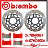 BREMBO Dischi Freno Anteriore BREMBO+Past. BREMBO SA PER HONDA CBR 600 RR ABS 2015 2016