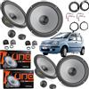 Hertz Evotuning Kit 8 Casse Altoparlanti Hertz K 165 Ant+Post per FIAT Panda 2003>12 +Griglie Tw
