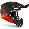 AIROH CASCO CROSS AIROH AVIATOR ACE NEMESI ORANGE MATT TAGLIA S