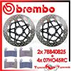 BREMBO Dischi Freno Anteriore BREMBO + Pastiglie RACING PER HONDA CBR 600 F 1999 2000