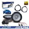 ALPINE Casse Alpine S2-S65C Altoparlanti ant 2 vie 165mm 240W per FIAT GRANDE PUNTO
