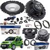 Alpine Kit 6 Casse Altoparlanti ALPINE Anteriori+Posteriori per Fiat Qubo Fiorino 2008