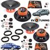 Hertz Kit 8 Casse Altoparlanti HERTZ per VW Passat dal 03/1997 al 03/2005 + Adattatori