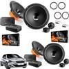 Hertz Kit 8 Casse Altoparlanti Hertz DSK165.3 Anteriori Posteriori per Peugeot 308 II