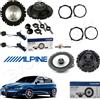 Alpine EvoTuning Kit 6 Casse Altoparlanti Alpine Sxe-1750+Sxe1725 Ant+Post per Alfa 147