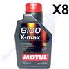 Motul 8100 X-max 0W40 A3 B4 Olio Motore Alte Prestazioni 100% Sintetico 8 Litri
